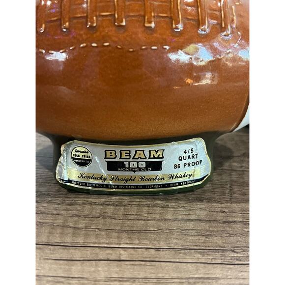 intage Jim Beam Football Decanter Bottles Elephant Donkey Set Empty ~ 1972 - Picture 11 of 12